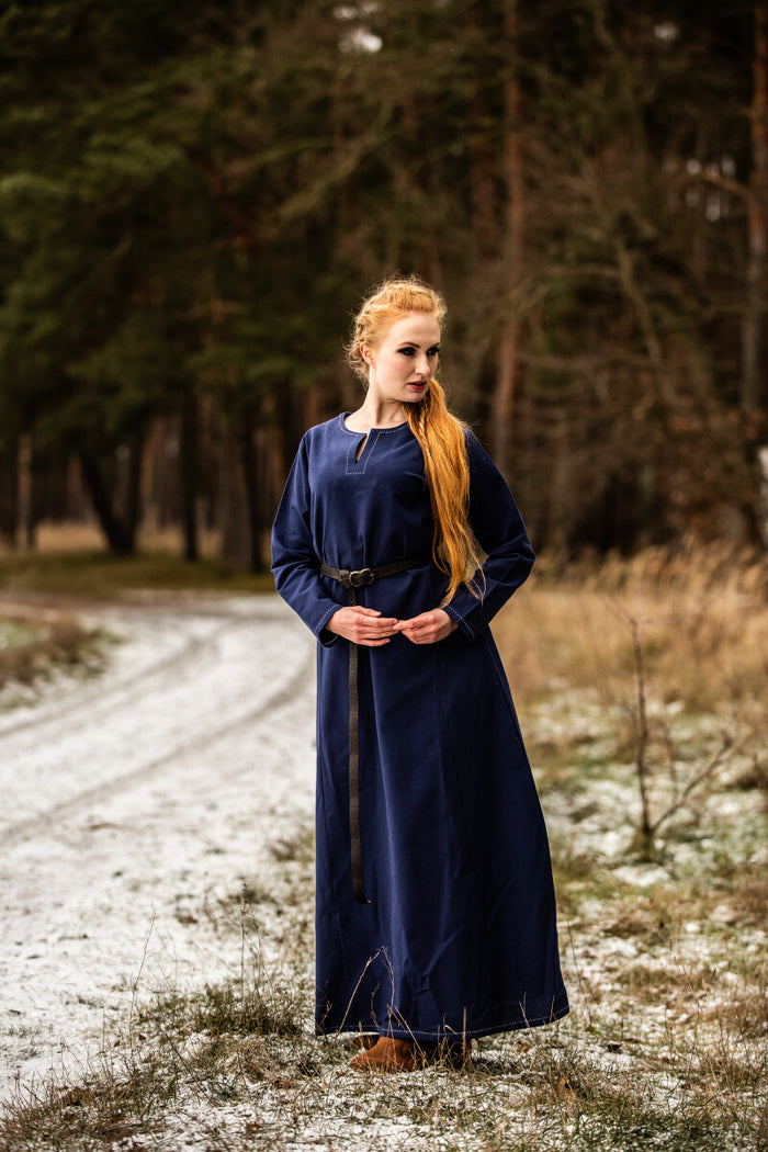 Viking jurk Borghild, blauw
