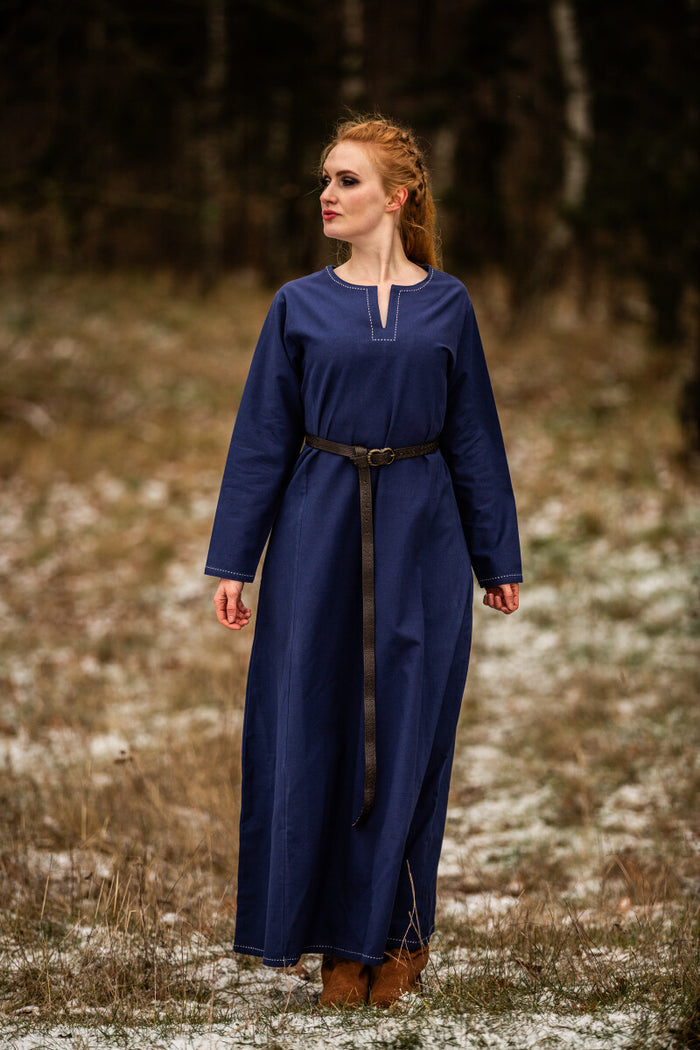 Viking jurk Borghild, blauw