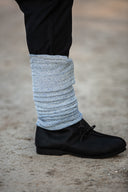 Fasce per le gambe a motivo spina di pesce Frode, blu