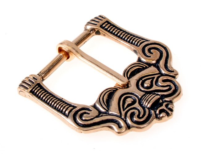 Viking buckle Smolensk, 9th century, silvered bronze