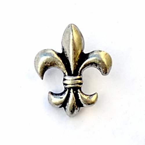 Decorative spike lily, late medieval, brass